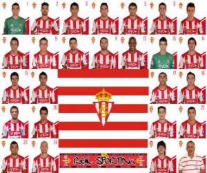 yapboz Takım Gijón 2010-11 de Sporting ile